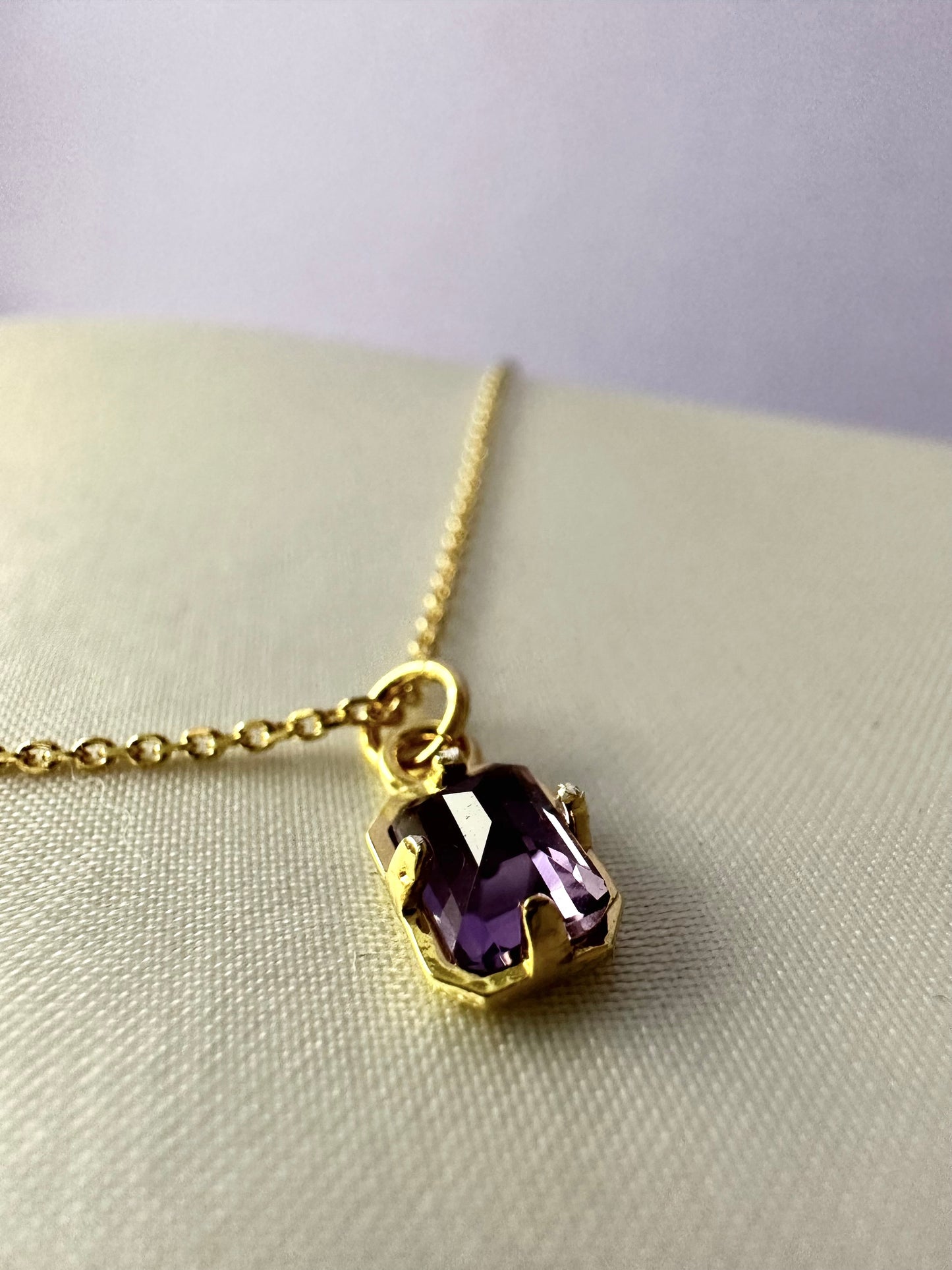 Necklace with Amethyst stone