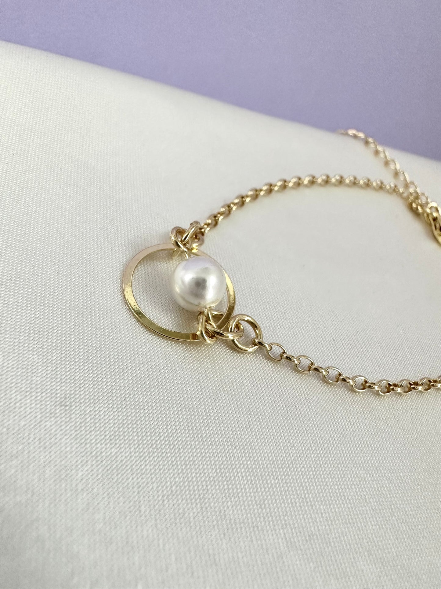Bracelet with Pearl and ring